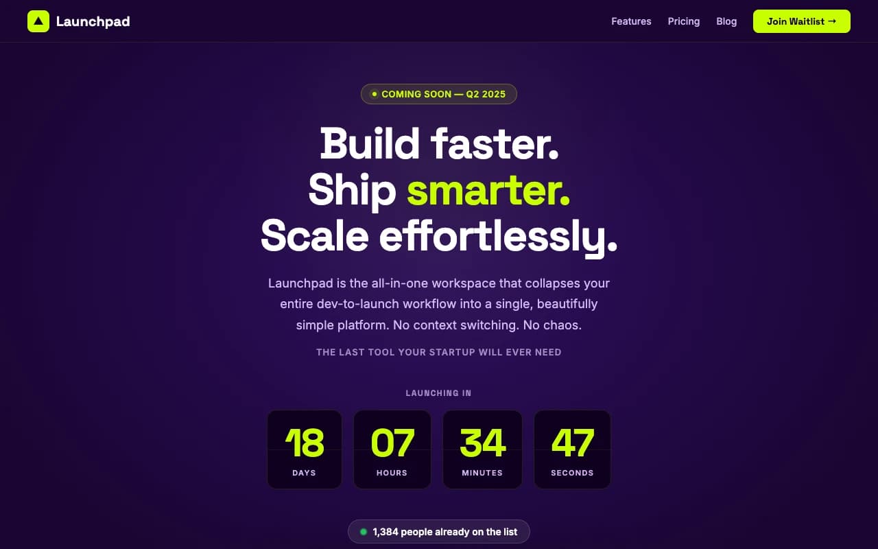 Email Waitlist Countdown preview