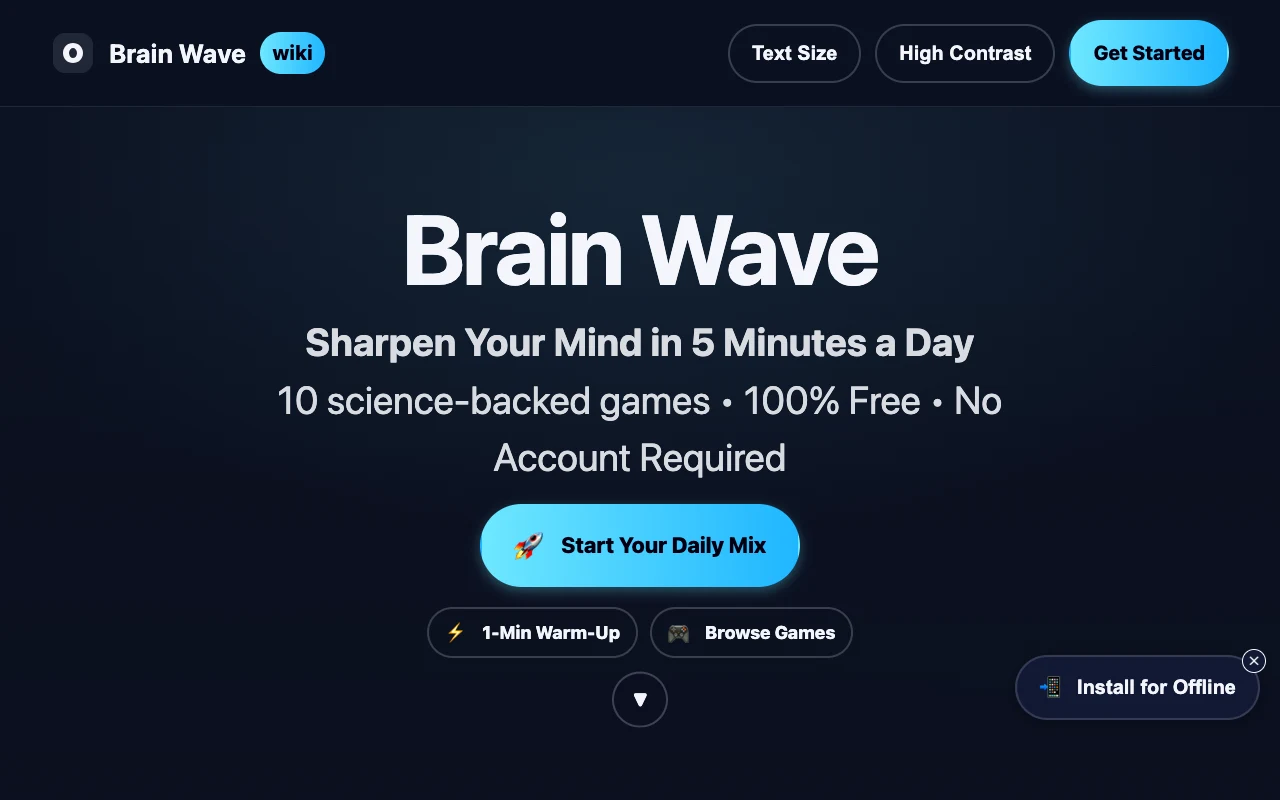 Brain Wave screenshot