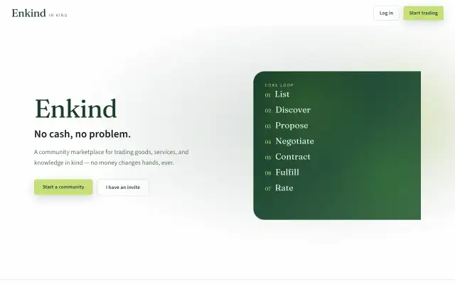 Enkind screenshot