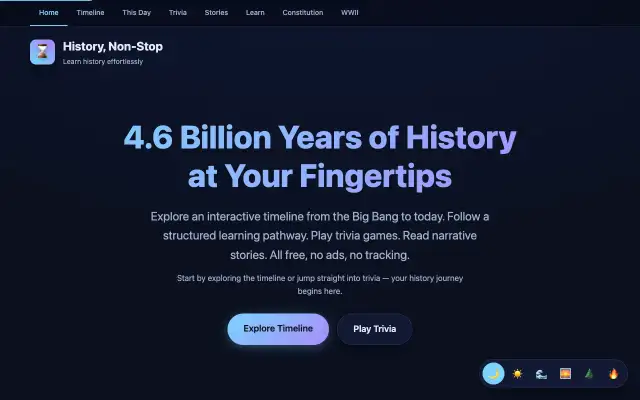 History, Non-Stop screenshot