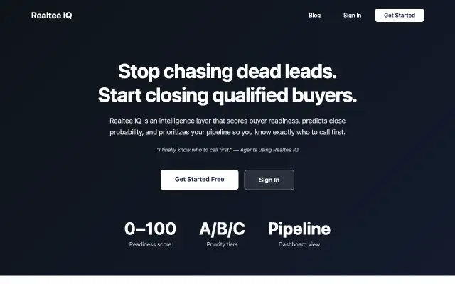 Realtee IQ screenshot