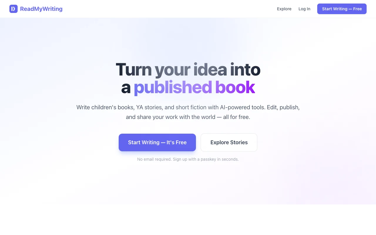 ReadMyWriting screenshot