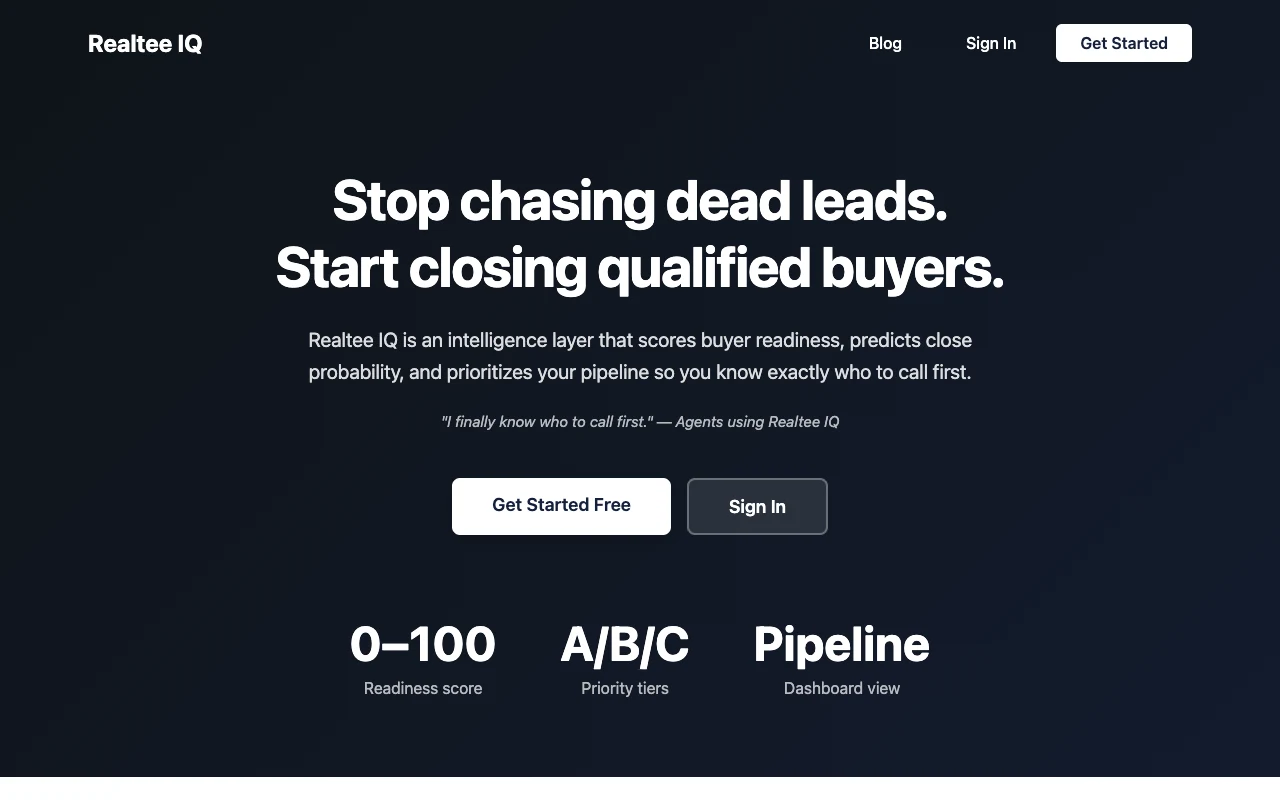 Realtee IQ screenshot