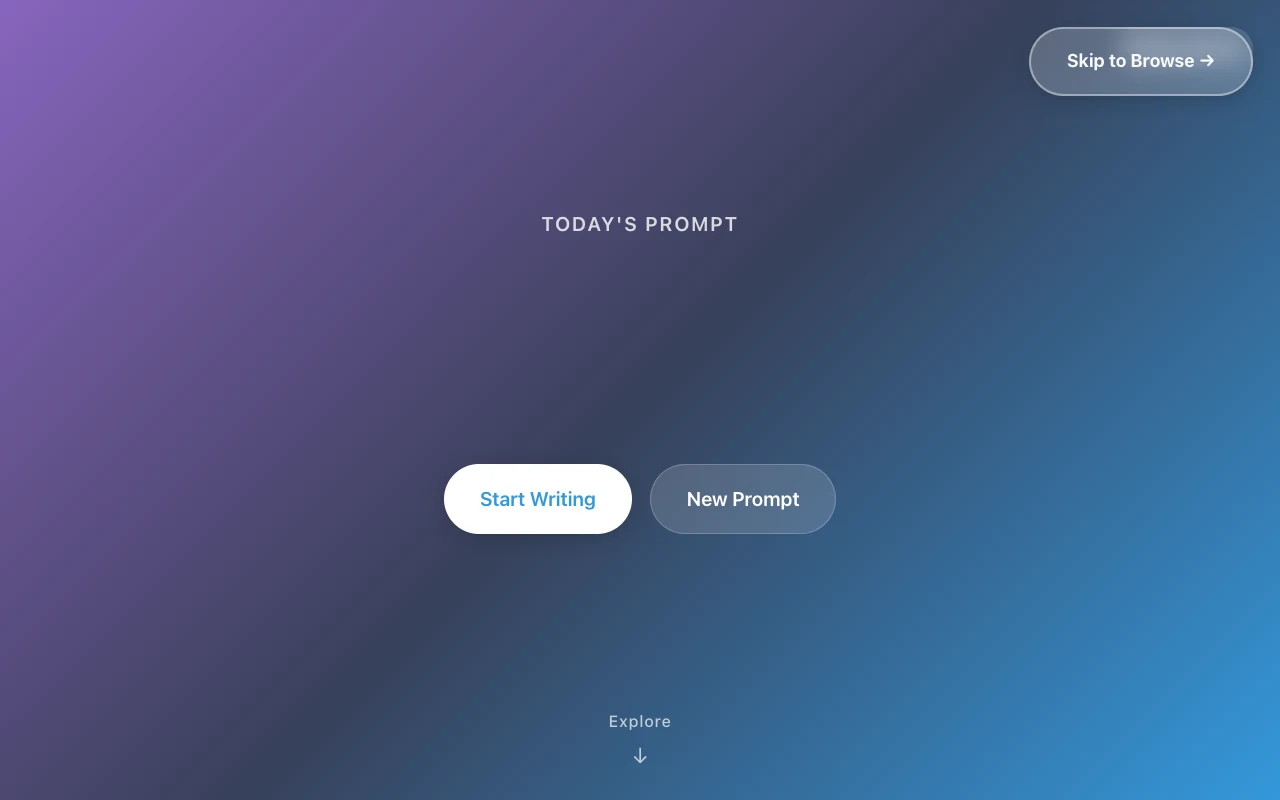 WritePrompt screenshot